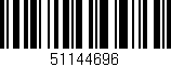 Código de barras (EAN, GTIN, SKU, ISBN): '51144696'