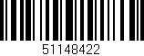 Código de barras (EAN, GTIN, SKU, ISBN): '51148422'