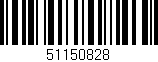 Código de barras (EAN, GTIN, SKU, ISBN): '51150828'