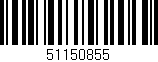 Código de barras (EAN, GTIN, SKU, ISBN): '51150855'