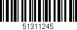 Código de barras (EAN, GTIN, SKU, ISBN): '51311245'