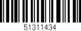 Código de barras (EAN, GTIN, SKU, ISBN): '51311434'