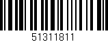 Código de barras (EAN, GTIN, SKU, ISBN): '51311811'