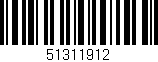 Código de barras (EAN, GTIN, SKU, ISBN): '51311912'