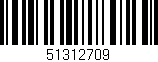 Código de barras (EAN, GTIN, SKU, ISBN): '51312709'