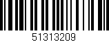 Código de barras (EAN, GTIN, SKU, ISBN): '51313209'