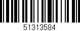 Código de barras (EAN, GTIN, SKU, ISBN): '51313584'