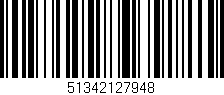 Código de barras (EAN, GTIN, SKU, ISBN): '51342127948'