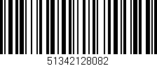 Código de barras (EAN, GTIN, SKU, ISBN): '51342128082'