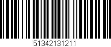 Código de barras (EAN, GTIN, SKU, ISBN): '51342131211'