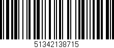 Código de barras (EAN, GTIN, SKU, ISBN): '51342138715'