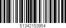 Código de barras (EAN, GTIN, SKU, ISBN): '51342153954'