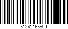 Código de barras (EAN, GTIN, SKU, ISBN): '51342165599'