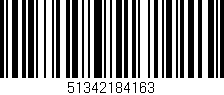 Código de barras (EAN, GTIN, SKU, ISBN): '51342184163'