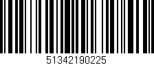 Código de barras (EAN, GTIN, SKU, ISBN): '51342190225'