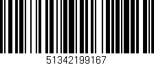 Código de barras (EAN, GTIN, SKU, ISBN): '51342199167'