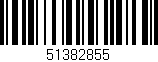 Código de barras (EAN, GTIN, SKU, ISBN): '51382855'