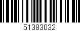 Código de barras (EAN, GTIN, SKU, ISBN): '51383032'