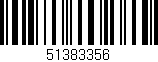 Código de barras (EAN, GTIN, SKU, ISBN): '51383356'