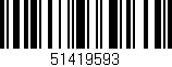 Código de barras (EAN, GTIN, SKU, ISBN): '51419593'