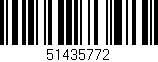 Código de barras (EAN, GTIN, SKU, ISBN): '51435772'