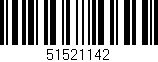 Código de barras (EAN, GTIN, SKU, ISBN): '51521142'