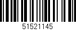 Código de barras (EAN, GTIN, SKU, ISBN): '51521145'