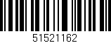 Código de barras (EAN, GTIN, SKU, ISBN): '51521162'