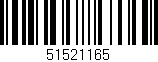 Código de barras (EAN, GTIN, SKU, ISBN): '51521165'