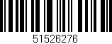 Código de barras (EAN, GTIN, SKU, ISBN): '51526276'