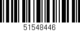 Código de barras (EAN, GTIN, SKU, ISBN): '51548446'