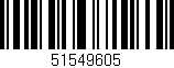 Código de barras (EAN, GTIN, SKU, ISBN): '51549605'