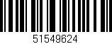 Código de barras (EAN, GTIN, SKU, ISBN): '51549624'
