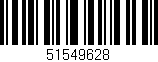 Código de barras (EAN, GTIN, SKU, ISBN): '51549628'