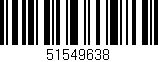 Código de barras (EAN, GTIN, SKU, ISBN): '51549638'