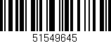 Código de barras (EAN, GTIN, SKU, ISBN): '51549645'
