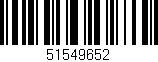 Código de barras (EAN, GTIN, SKU, ISBN): '51549652'