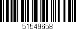 Código de barras (EAN, GTIN, SKU, ISBN): '51549658'