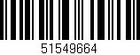 Código de barras (EAN, GTIN, SKU, ISBN): '51549664'