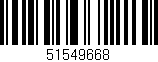 Código de barras (EAN, GTIN, SKU, ISBN): '51549668'