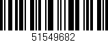 Código de barras (EAN, GTIN, SKU, ISBN): '51549682'