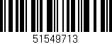 Código de barras (EAN, GTIN, SKU, ISBN): '51549713'