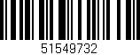 Código de barras (EAN, GTIN, SKU, ISBN): '51549732'