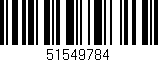 Código de barras (EAN, GTIN, SKU, ISBN): '51549784'