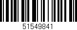 Código de barras (EAN, GTIN, SKU, ISBN): '51549841'