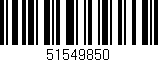 Código de barras (EAN, GTIN, SKU, ISBN): '51549850'