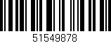 Código de barras (EAN, GTIN, SKU, ISBN): '51549878'
