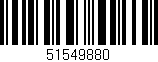 Código de barras (EAN, GTIN, SKU, ISBN): '51549880'