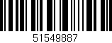 Código de barras (EAN, GTIN, SKU, ISBN): '51549887'