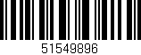 Código de barras (EAN, GTIN, SKU, ISBN): '51549896'